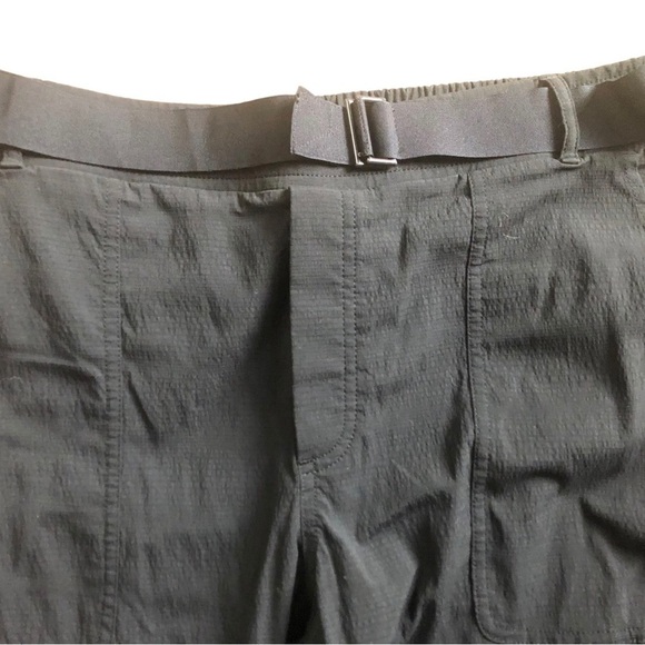Athleta Trekkie Hiking Pant Adjustable Zipper Hem Pockets Belted Sz. 12X27 Ankle - Picture 3 of 5